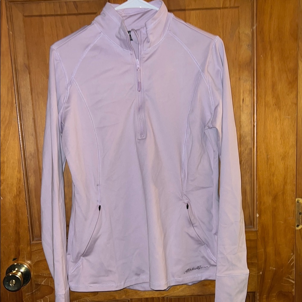 Women's Lavender Quarter-Zip Top